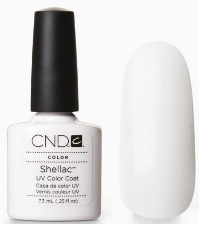 CND Shellac Cream Puff (классический белый)